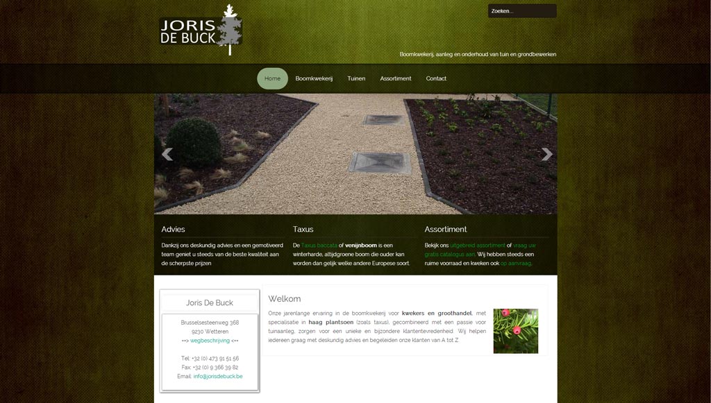 Historische schermafbeelding van Joris De Buck